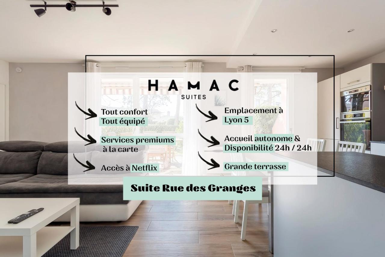 Suite Granges En Rez-De-Jardin Pour 4 Voyageurs Lyon Zewnętrze zdjęcie